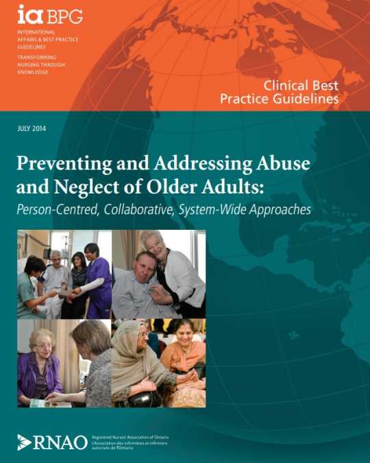 Preventing And Addressing Abuse And Neglect Of Older Adults: Person ...